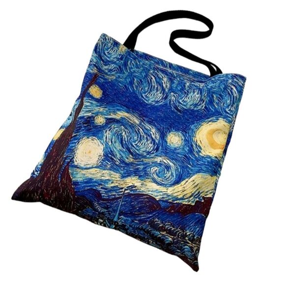 Van Gogh's Starry Night Tote - Picture 6 of 7